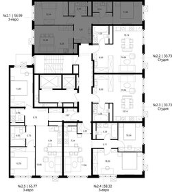 55,6 м², 2-комнатная квартира 12 000 000 ₽ - изображение 90