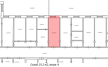 25,2 м², склад - изображение 3