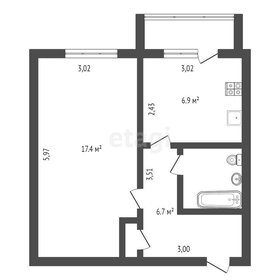 35,2 м², 1-комнатная квартира 5 650 000 ₽ - изображение 57