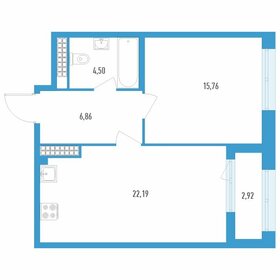 43 м², 1-комнатная квартира 15 400 000 ₽ - изображение 91