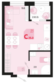 46 м², 2-комнатная квартира 3 700 000 ₽ - изображение 75