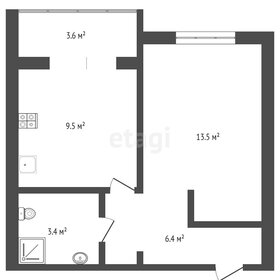 38 м², 1-комнатная квартира 6 700 000 ₽ - изображение 79