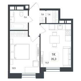 38,2 м², 1-комнатная квартира 6 900 000 ₽ - изображение 46