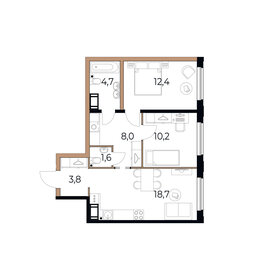 60,3 м², 2-комнатная квартира 3 950 000 ₽ - изображение 95