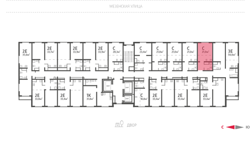 22 м², квартира-студия 2 750 000 ₽ - изображение 35