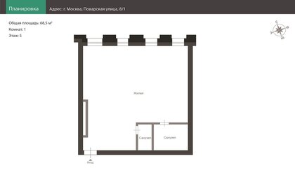 69,7 м², 1-комнатные апартаменты 72 873 000 ₽ - изображение 98