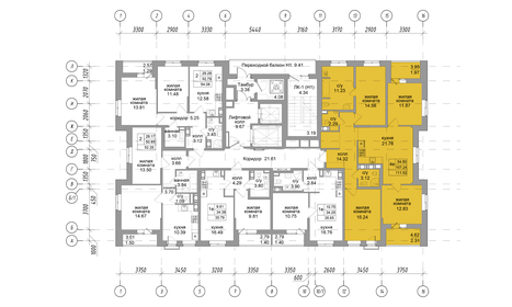 112,5 м², 4-комнатная квартира 20 175 000 ₽ - изображение 7