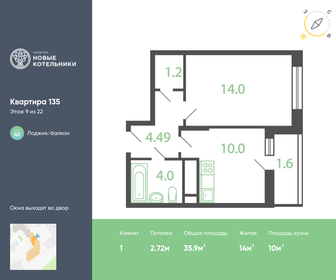 65,5 м², 1-комнатная квартира 10 900 000 ₽ - изображение 57