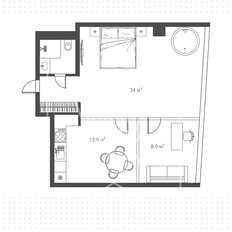 Квартира 104 м², 3-комнатные - изображение 2