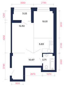 35 м², 2-комнатная квартира 4 000 000 ₽ - изображение 66
