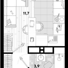 Квартира 21,7 м², студия - изображение 2