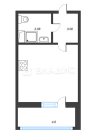 Квартира 25,9 м², студия - изображение 1