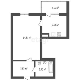 31 м², 1-комнатная квартира 2 890 000 ₽ - изображение 50