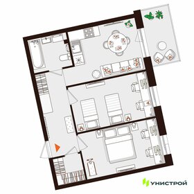 Квартира 51,1 м², 2-комнатная - изображение 1