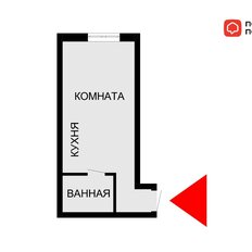 Квартира 16,7 м², студия - изображение 4