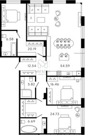 Квартира 147,6 м², 4-комнатные - изображение 1