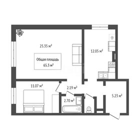 Квартира 63,5 м², 2-комнатная - изображение 2