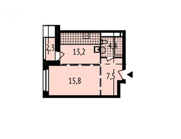 39 м², 1-комнатная квартира 38 000 000 ₽ - изображение 26