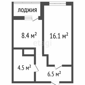 Квартира 35,6 м², 1-комнатная - изображение 1