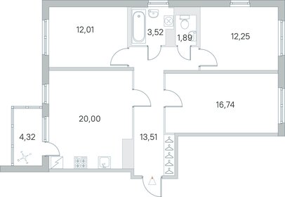108,9 м², 3-комнатная квартира 19 700 734 ₽ - изображение 83