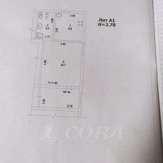 Квартира 32,5 м², 1-комнатная - изображение 3