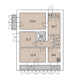 Квартира 85,2 м², 3-комнатная - изображение 5