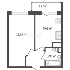 Квартира 32,2 м², 1-комнатная - изображение 1