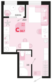 30,1 м², квартира-студия 3 630 060 ₽ - изображение 7