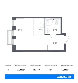 Квартира 22,4 м², студия - изображение 1