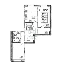 58,5 м², 2-комнатная квартира 16 140 000 ₽ - изображение 66