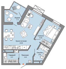 69 м², 2-комнатная квартира 7 726 376 ₽ - изображение 80