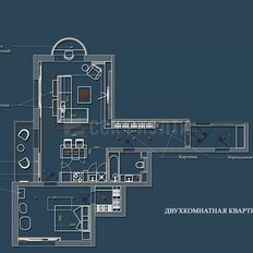 Квартира 72,1 м², 2-комнатная - изображение 2