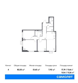 113,3 м², 4-комнатная квартира 19 200 000 ₽ - изображение 113