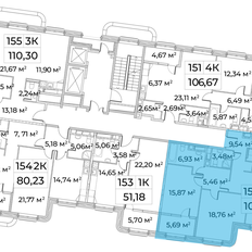 Квартира 102,4 м², 3-комнатная - изображение 2