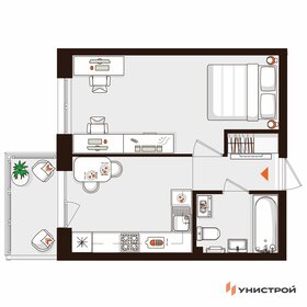 Квартира 35,1 м², 1-комнатная - изображение 1