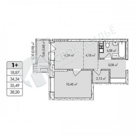 57,8 м², 2-комнатная квартира 6 933 600 ₽ - изображение 48