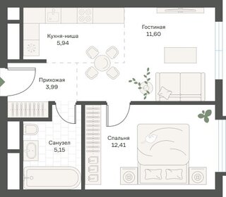 35 м², 1-комнатная квартира 10 500 000 ₽ - изображение 110