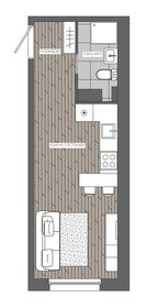 Квартира 23,8 м², студия - изображение 1