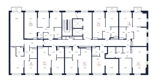 45,1 м², 1-комнатная квартира 6 000 000 ₽ - изображение 76