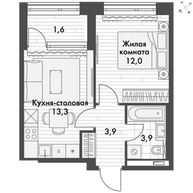 31,2 м², квартира-студия 9 610 000 ₽ - изображение 66