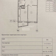 Квартира 41 м², 1-комнатная - изображение 3