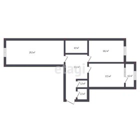 Квартира 93,5 м², 2-комнатная - изображение 1