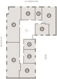75 м², квартира-студия 12 200 000 ₽ - изображение 104