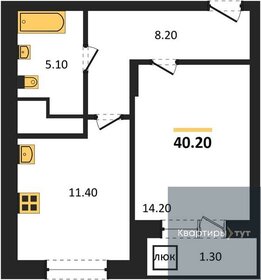 41 м², 1-комнатная квартира 5 500 000 ₽ - изображение 98