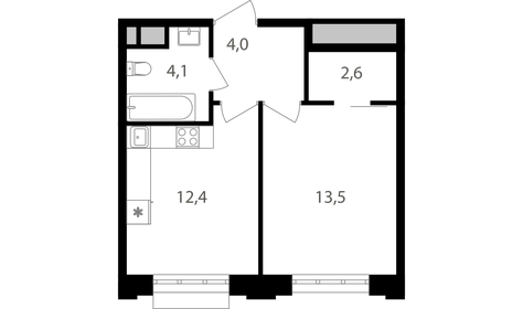 26 м², квартира-студия 11 500 000 ₽ - изображение 16