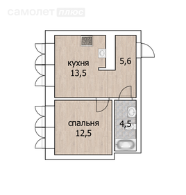 38,5 м², 1-комнатная квартира 6 500 000 ₽ - изображение 92