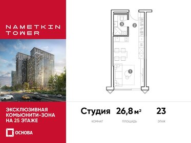 26 м², апартаменты-студия 11 107 200 ₽ - изображение 43