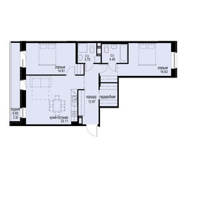 78,5 м², 2-комнатная квартира 24 816 250 ₽ - изображение 59