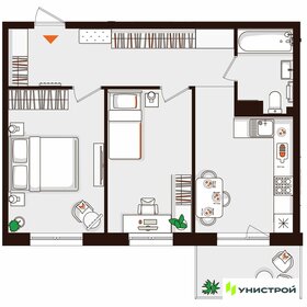 Квартира 55,6 м², 2-комнатная - изображение 1