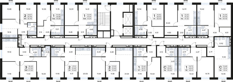 Квартира 34,9 м², 1-комнатная - изображение 2